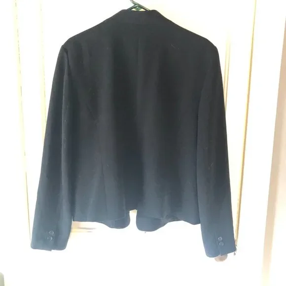 LOFT Sz 18 open-style Black blazer - Picture 3 of 6